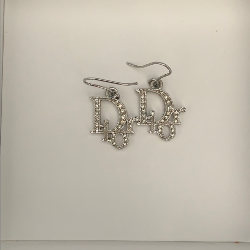 Christian Dior Silver Earrings